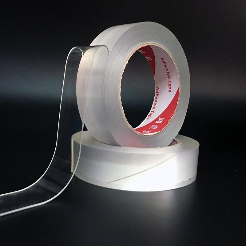 Upgrade Transparante Magic Nano-Tape Wasbare Herbruikbare Dubbelzijdig Plakband Nano Traceless Sticker Wasbare Universele Tape: 1M