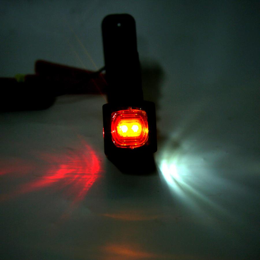 2 PCS Side Arm Light LED Indicator Waist Lamp for Truck Trailer Boat 10-30 V LED Side Signal Lamp