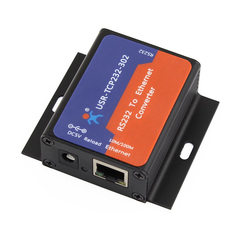 Usr-tcp 232-302 rs232 til tcp ip omformer seriell til ethernet-støtte dns dhcp innebygd webside