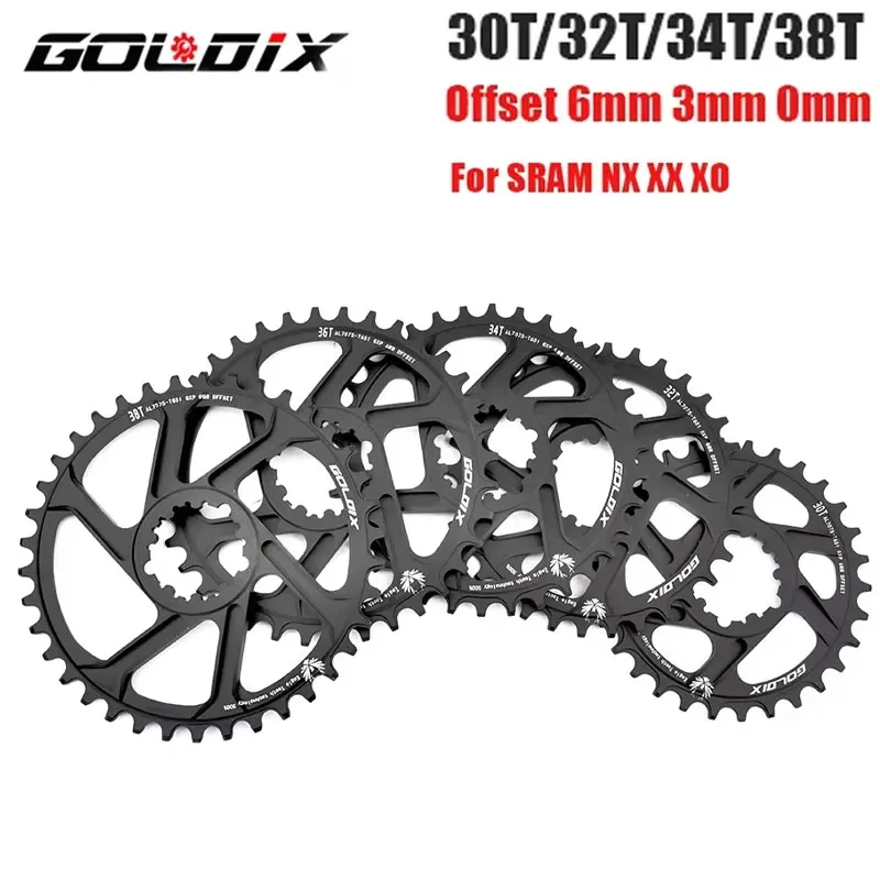 Mountainbike Kettingblad - Direct Mount 3°/6° Offset - 30T-38T Wide Narrow - voor SRAM NX XX XO Eagle