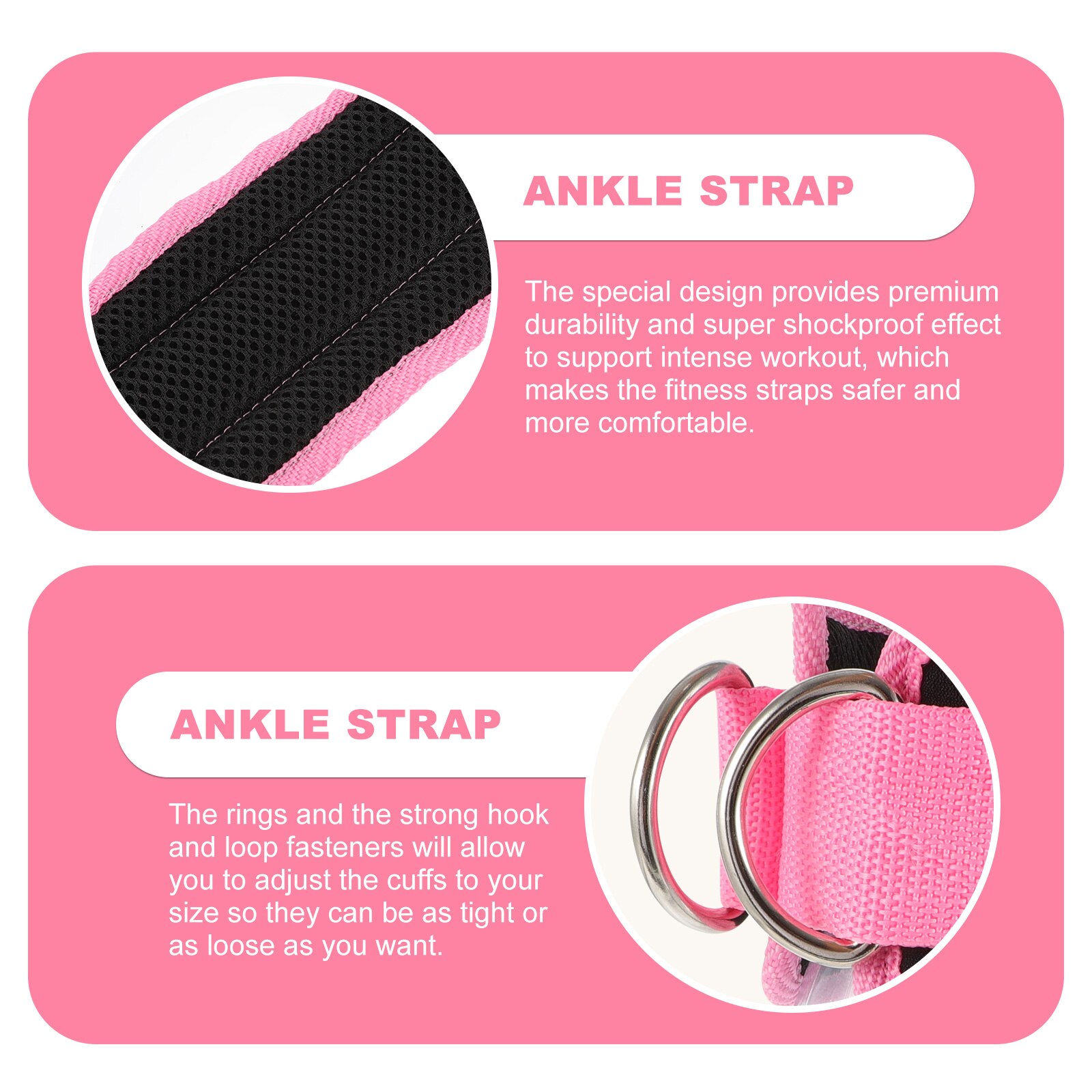 1pc Leg Strength Training Strap Ankle Strap Fitness Exercise Accessories