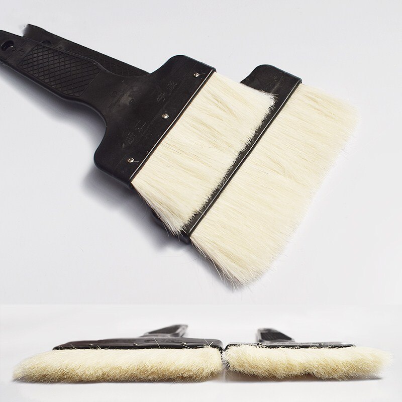 paint brush 2-8 inch Plastic handle wool Artist Oil Painting Watercolor Brush Pen dust cleaner Scrubbing clean tool