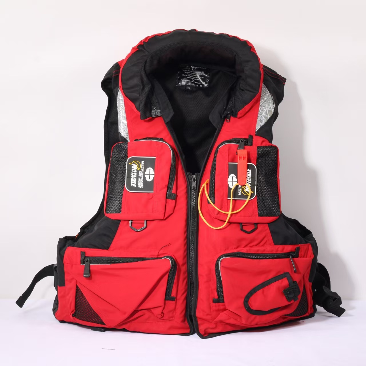 Swimming Vest Exquisite Waterproof Detachable for Water Surfing Life Vest Fishing Life Vestwith To Store Fishing Tackles: Yellow