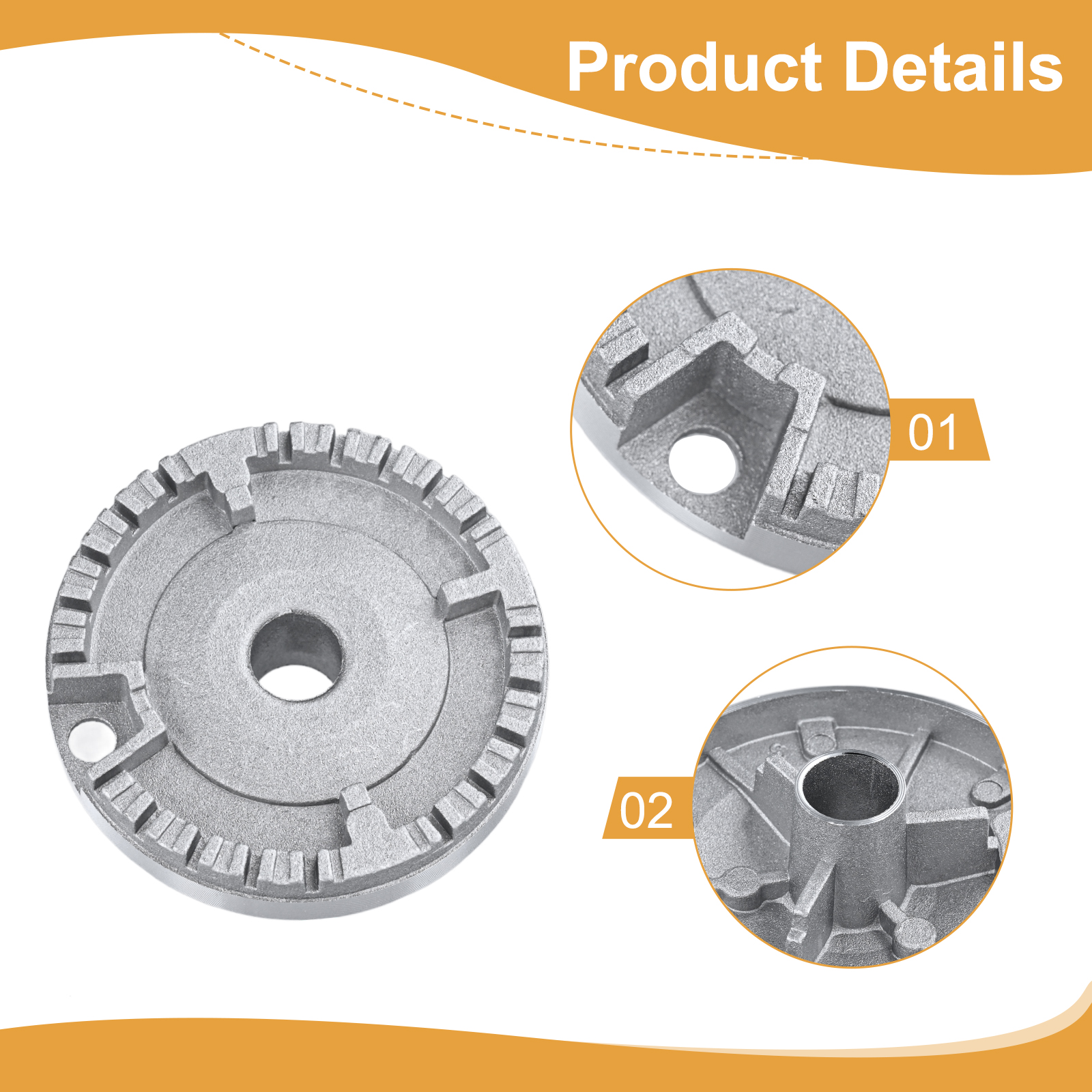 47mm/68mm/94mm/125mm Gas Stove Ignition Switch Stove Burner Dividers For SABAF Burner Embedded Gas Stove Kitchen Accessories