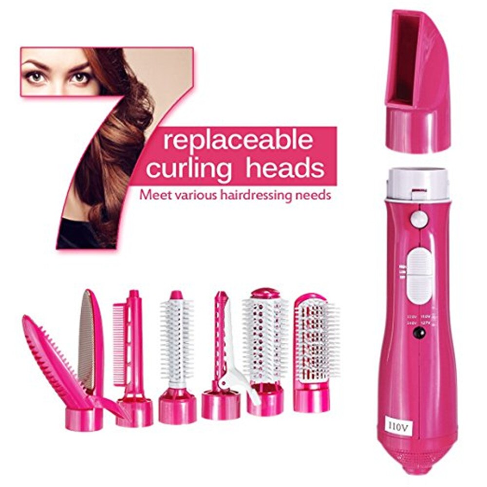 10 In 1 Een Stap Multifunctionele Hete Lucht Kam Haardroger Creëren Verschillende Stijl Haar Curling Rechttrekken Styling Tools
