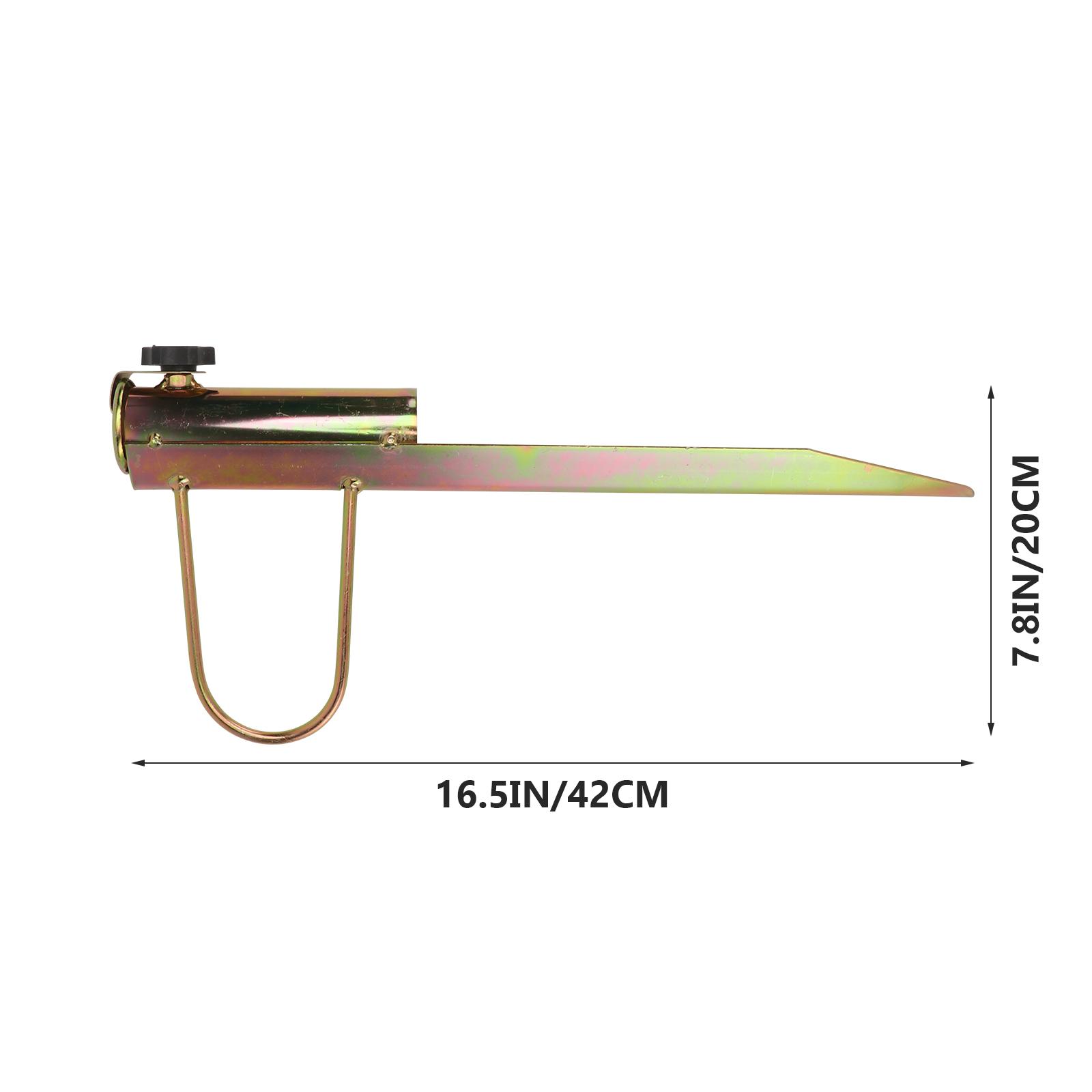 Strandparasol parasolstativ parasolparasol jernholder 25-32mm jordindsatsholder sandjord havemøbler