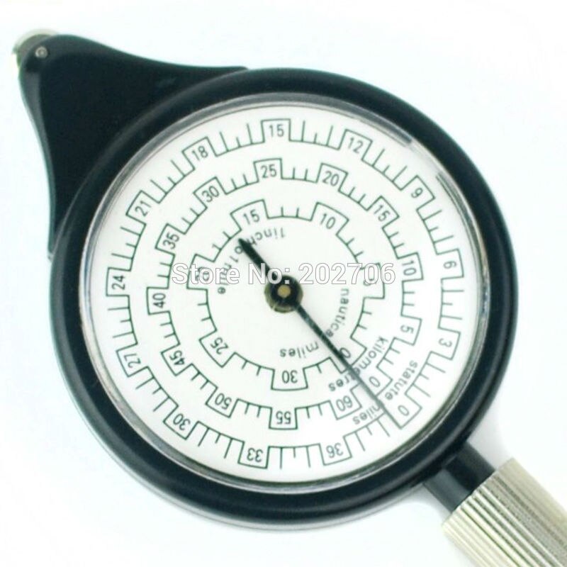 Buitenkaart meetinstrument kaart afstandsmeter meter schaal kilometerteller meetinstrument buitengereedschap kompas