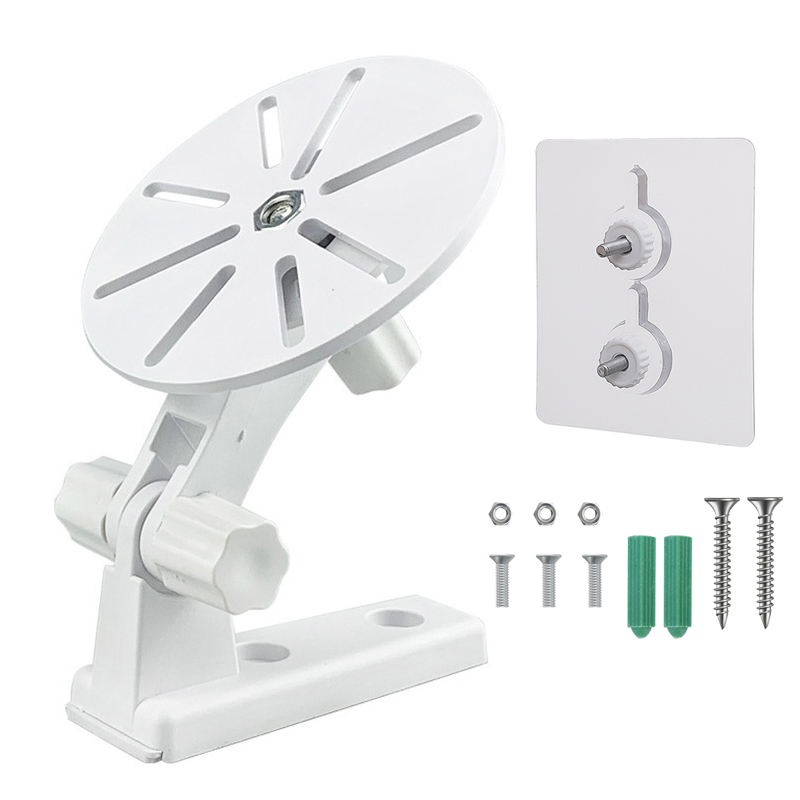 No Punching Monitor Bracket For Camera Wireless Network Monitor Indoor Hanger Rotatable Wall Mounting Web Camera Support Base: PURPLE