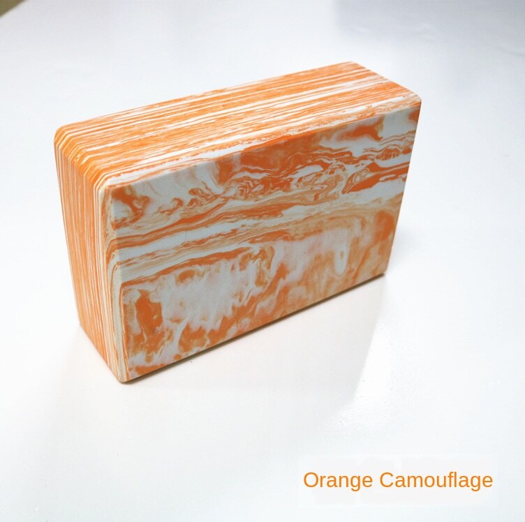 Camouflage Yoga Block Dance Gymnastic Soft Open Brick High Density Eva: Orange