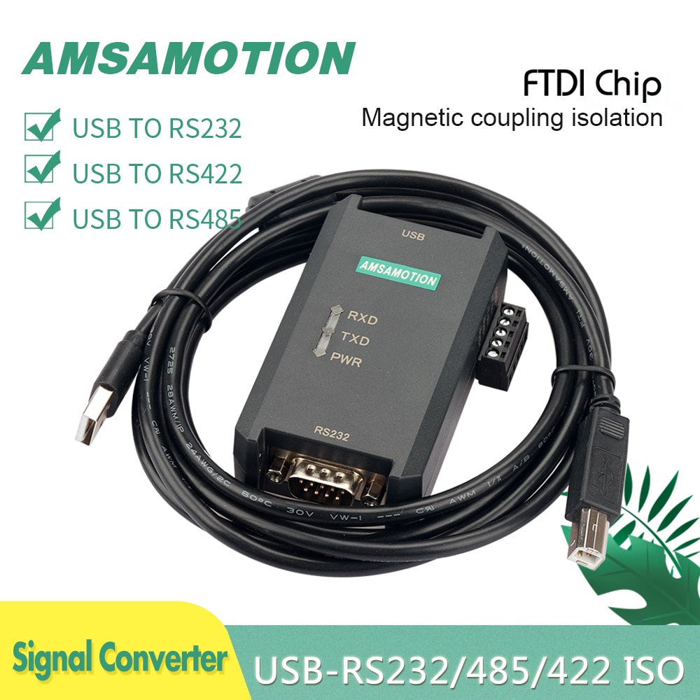 Industriële USB-RS485 RS422 RS232 Signaal Converter Ftdi Chip Geïsoleerde Module Usb Naar RS232/422/485 Magnetische Isolatie