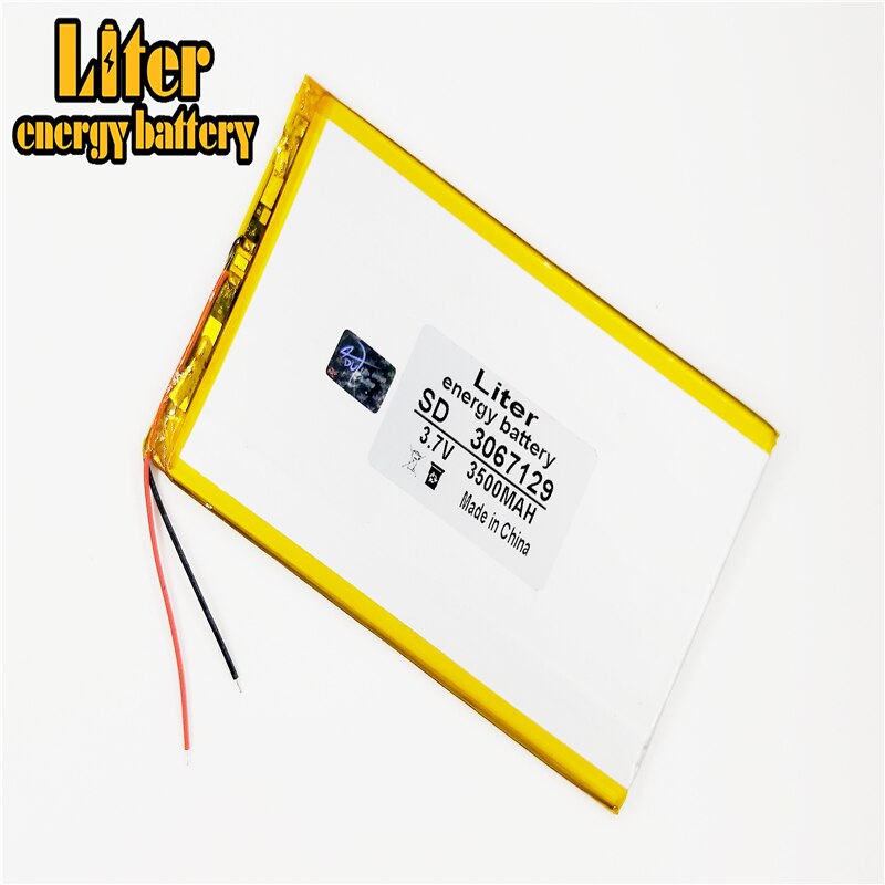 3,7 V lithium-batterie 3067129 3500mAh Liter energie batterie tablet PC 8 zoll flache T7 batterie