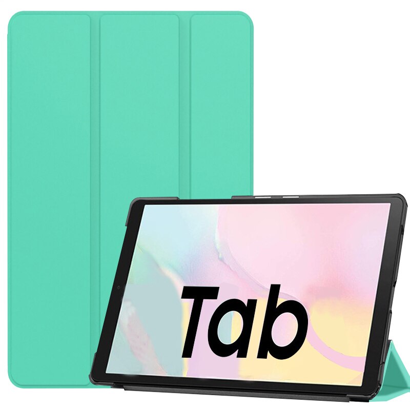 Funda samsung galaxy tab s2 9.7 sm-t813 case PU Leather Tri-fold ebook Case For Tab SM-T810 SM-T815 SM-T819 Tablets Sleeve: Mint Green