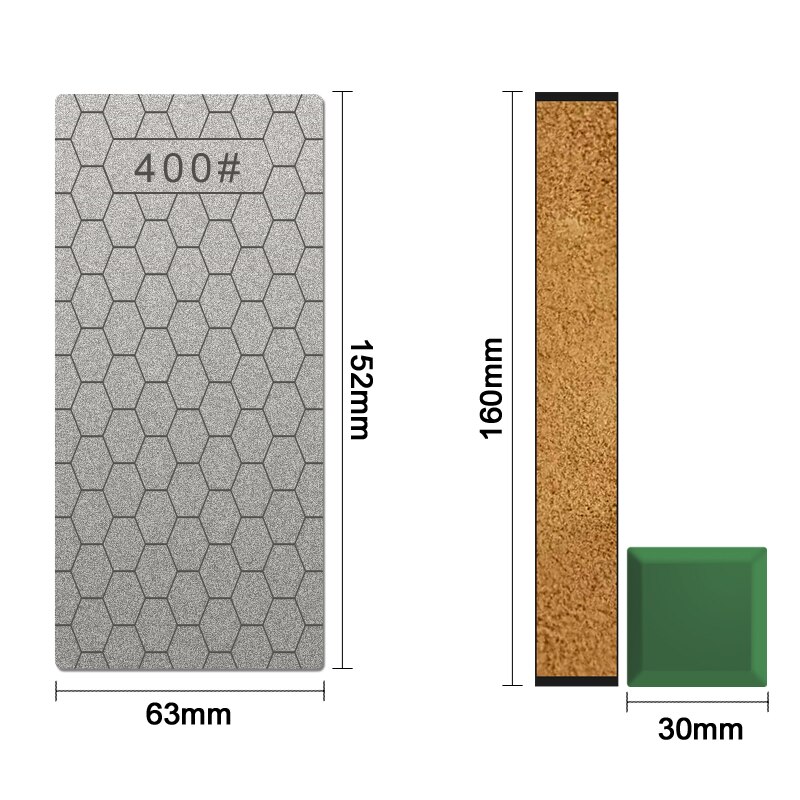 Diamond Sharpening Stone Knife Sharpener 400 600 1000 1200# fixed knife sharpener Diamond Sharpening Fine grinding in Polishing