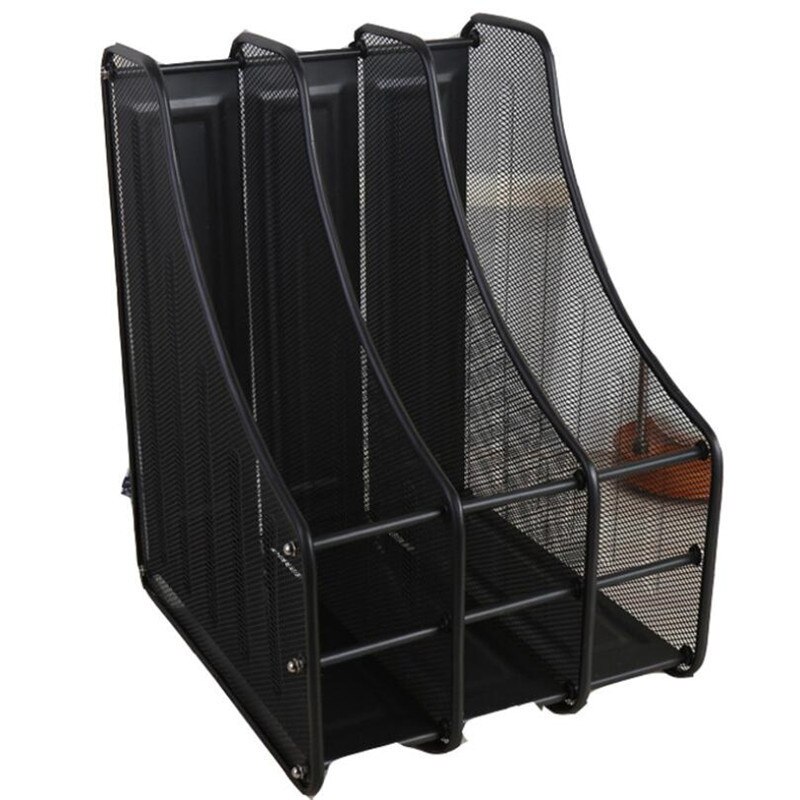 29.3x24x31.3cm Metal Wire File Holder Data Office Supplies Desktop Storage File Holder Office Organizer Holder Accessories: Default Title