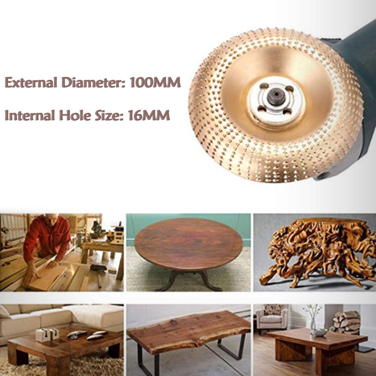 100 Mm Dia 4 "Flap Disc Slijpschijf Haakse Slijper Schurende Disc Schuren Carving Tool Metal Polijsten Houtwerk Multi gekleurde