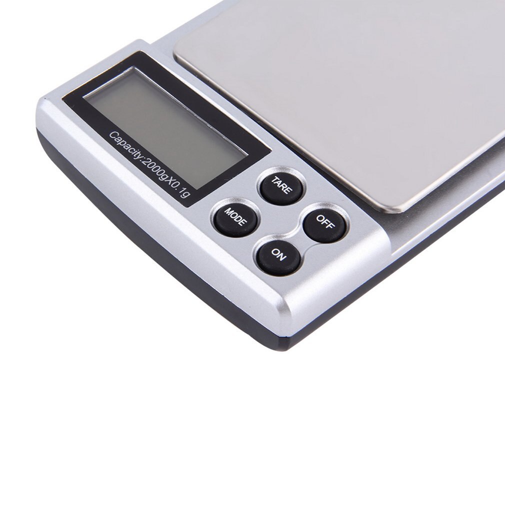 2kg digitale zakweegschalen met automatische uitschakeling, sieradenweegschaal, precisie lcd met optionele achtergrondverlichting