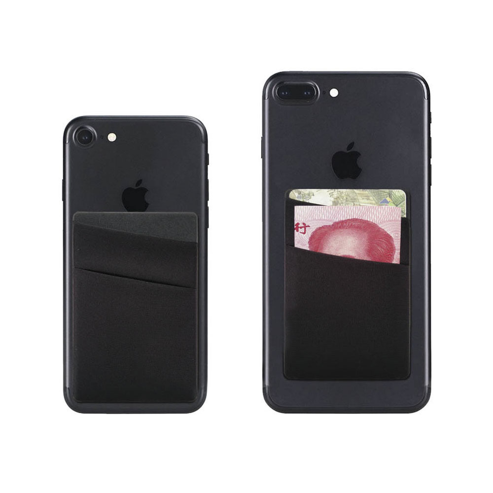 1 Stck Lycra Elastischen praktisch Brieftasche fallen Kredit Ich würde Karte Halfter Tasche Stock Auf Klebstoff Für iPhone Xiaomi Huawei abdeckung Beutel