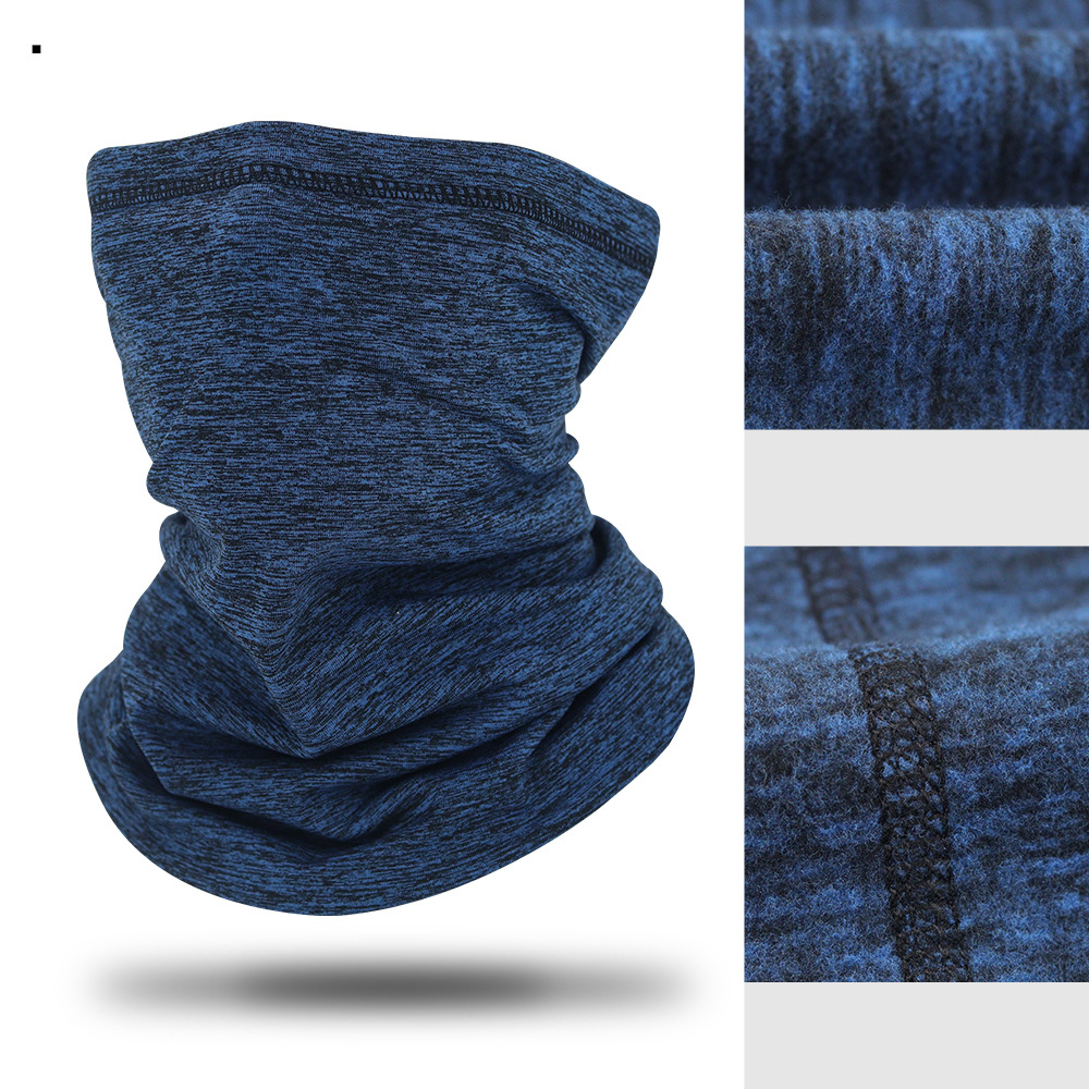 Pañuelo de invierno para hombre, Bandana para motocicleta, pañuelo cálido para ciclismo, máscara de esquí, bufanda para mujer, pesca elástica a prueba de viento: Azul marino