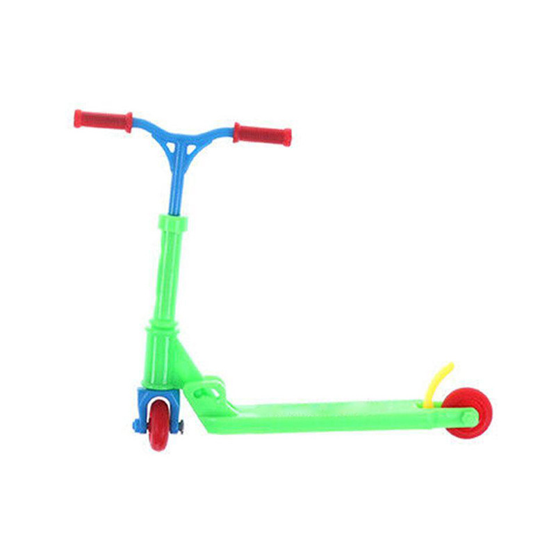 Mini Finger Scooter Two Wheel Children&#39;s Interactive Finger Skateboard Toy Alloy Scooter Bike Fingerboard Kit: C