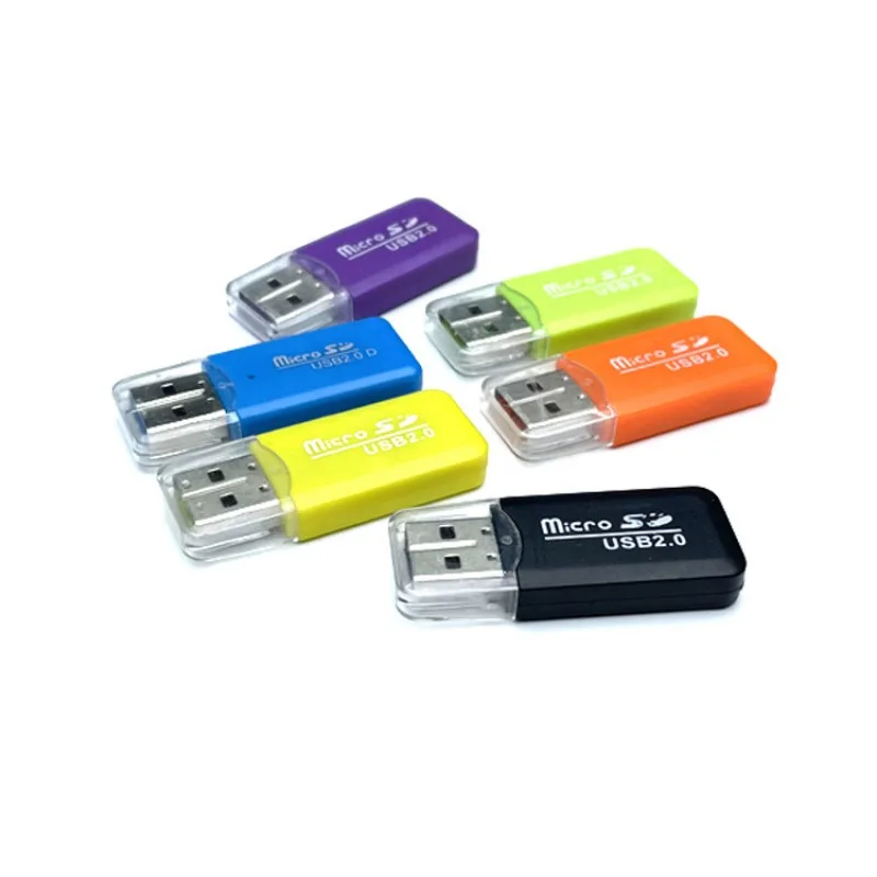 For Windows USB Memory Card Classic Adapter Mini-BG1 Mini Micro SD TF T-Flash Memory Card USB2.0 Card Reader Adapter Adapter