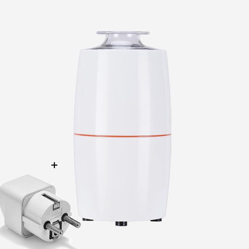 Xiaomi lille husstand 200w elektrisk mini kaffekværn kraftige bønner krydderier nøddefrø kaffebønnekværn mølle urter nødder: Med eu-adapter