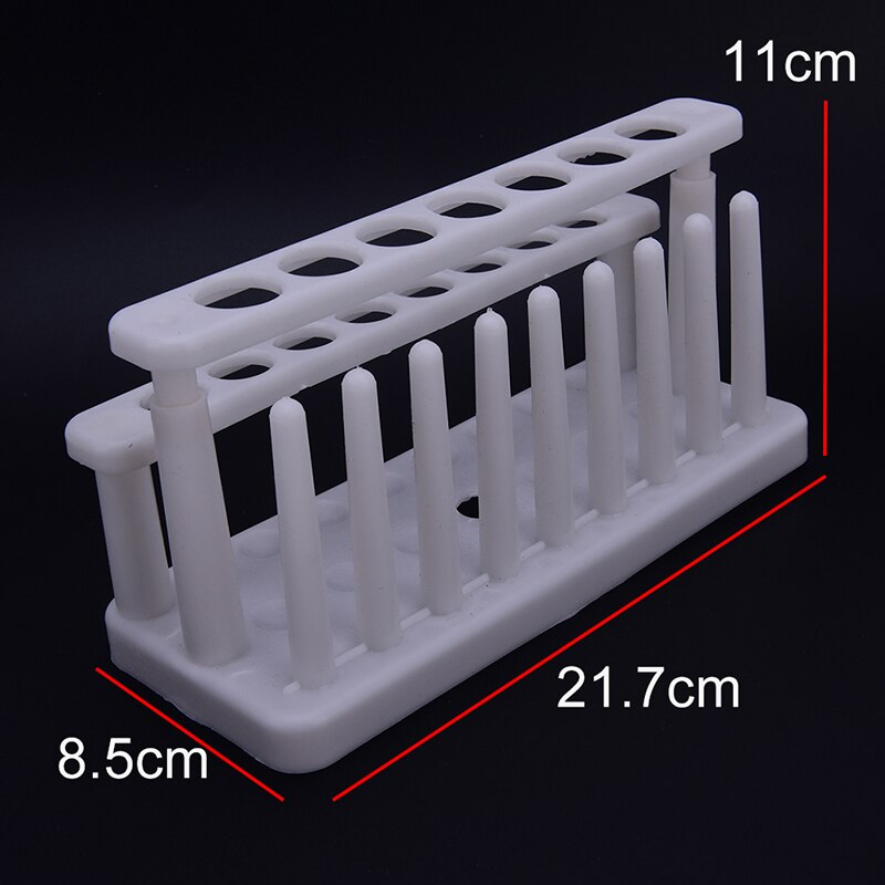 White Plastic Test Tube Rack 15 Holes and 9 Pins H... – Vicedeal