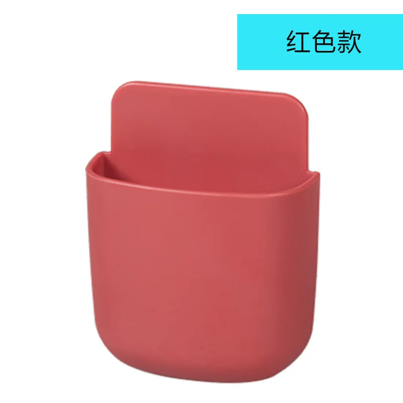 Opbergdoos voor wandmontage zonder gaten, opbergdoos voor afstandsbediening, opbergdoos voor afstandsbediening van de airconditioning, opbergdoos voor de tv, houder voor mobiele telefoon: Pruim