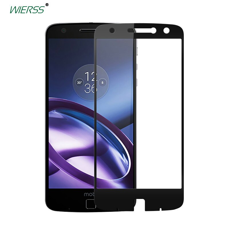 Voor Motorola Moto Z XT1650 Volledige Cover Gehard Glas case Screen Protector voor Moto Z Droid editie volledige Dekking glas Film: Default Title