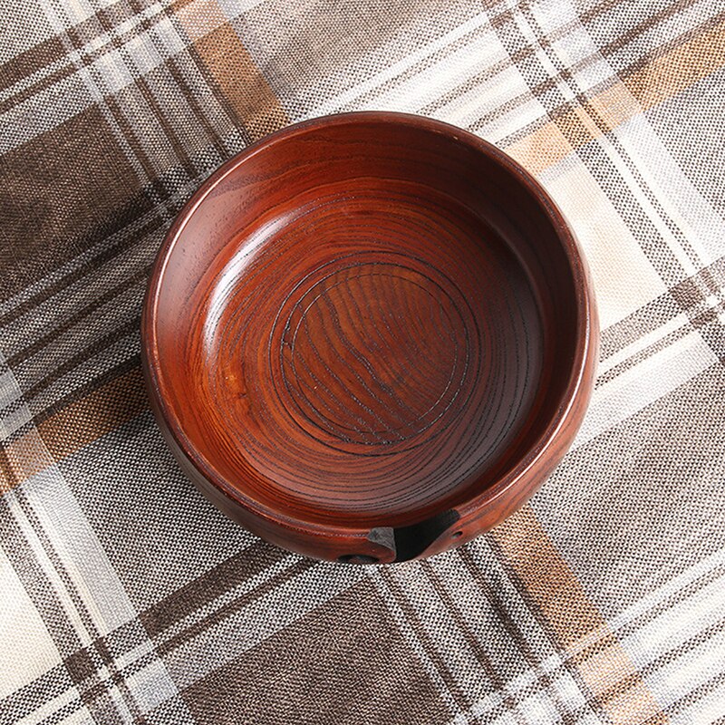1 Piece Wooden Yarn Bowl Wooden Yarn Bowl Storage Textile Wooden Bowl Wool Storage Bowl Handmade Sewing Supplies: 22cm