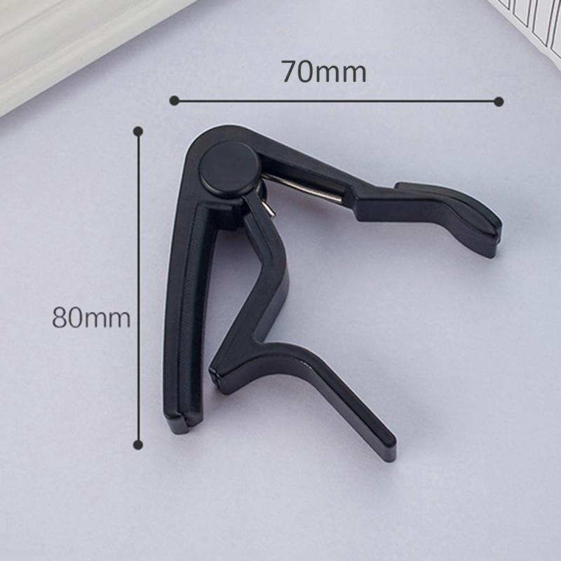 Pinzas de gatillo de cejilla para guitarra eléctrica acústica, guitarras Clásicas y Banjo, afinador con Clip, ukelele, accesorios de Metal para guitarra