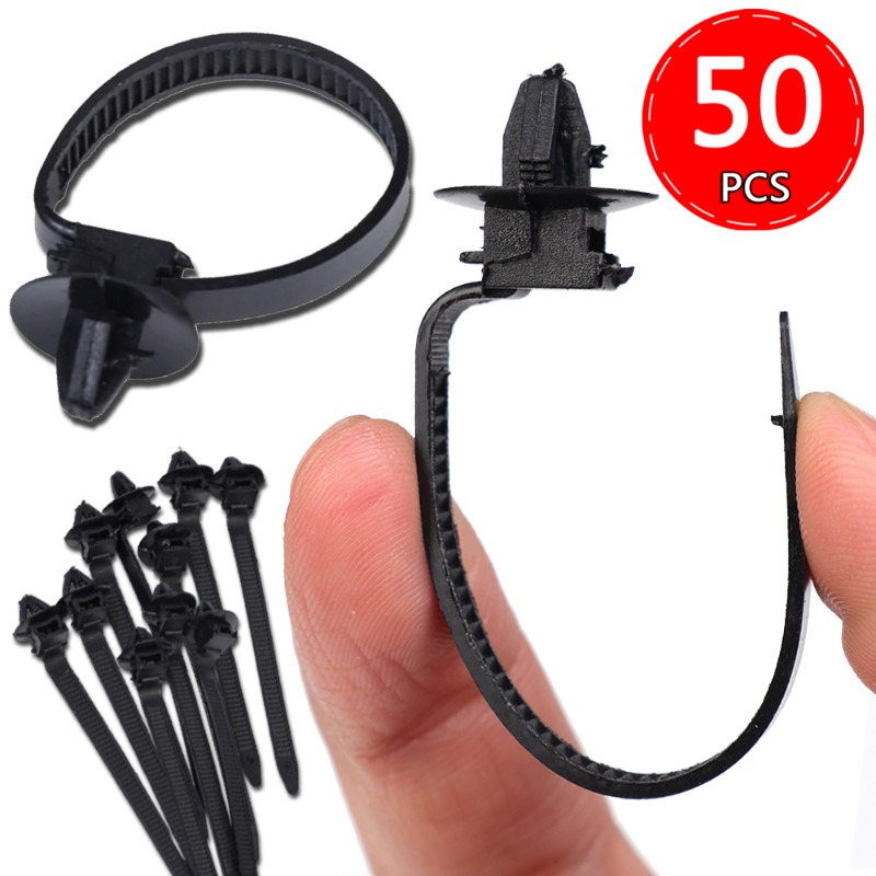 Universele Kabelbinder Auto Bedrading Harnas Bevestiger Manager Auto Route Kabel Klem Vaste Houder Clip Auto Draad Organisatoren