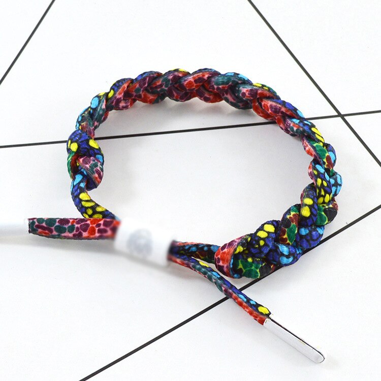 Simple Exquisite Hand Knitted Shoelace Bracelet All-matching Geometry Various Colours Little Lion Bracelet: 17