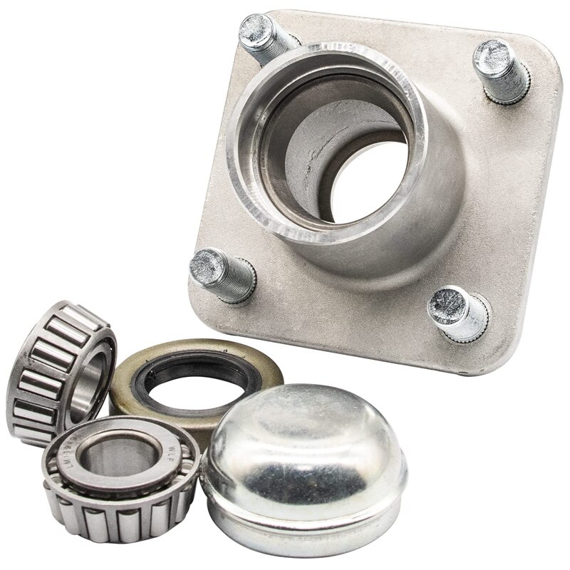 Golf Cart Front Wheel Hub Kit and Bearings Seals Replacement for Club Car DS 1974-2002 1011892