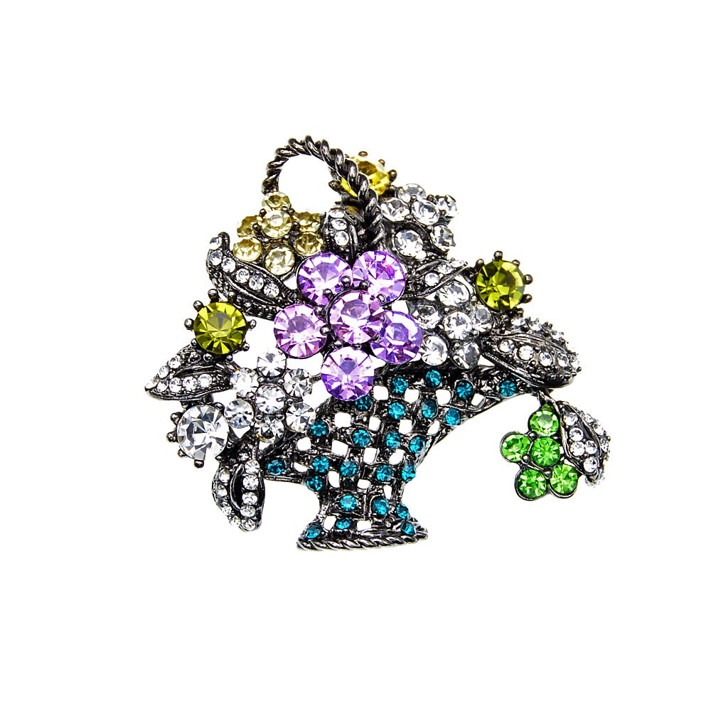 Cindy Xiang Strass Kleine Auto Pin Broches Voor Vrouwen Broche Trui Sieraden Lente: purple