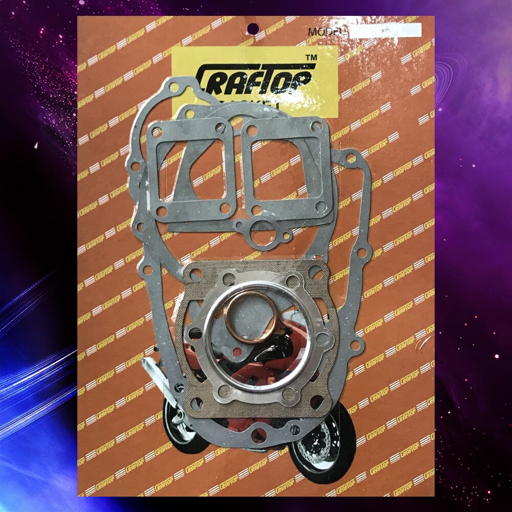 Motorcycle Engines Crankcase Covers Cylinder Gasket Kits Set For Suzuki