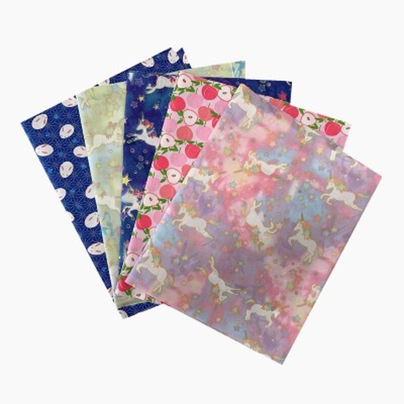20*25CM Cotton Printed Fabric Small Flower Pattern Japanese Style Fabric for Crafts Mask DIY Sewing Material Doll Cloth tissue