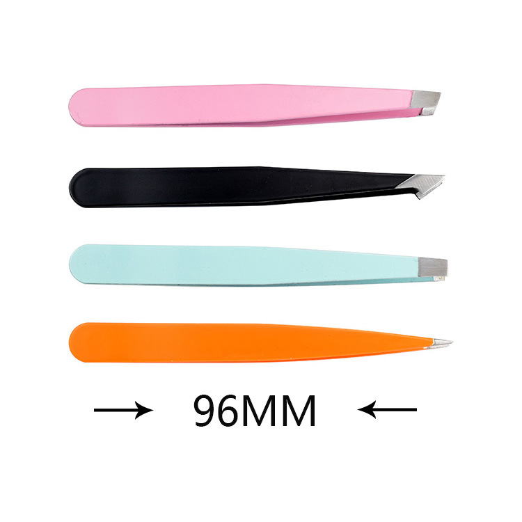 Wenkbrauw Pincet Set Rvs Slant Tip/Punt Tip/ Flat Tip Ogen Tweezer