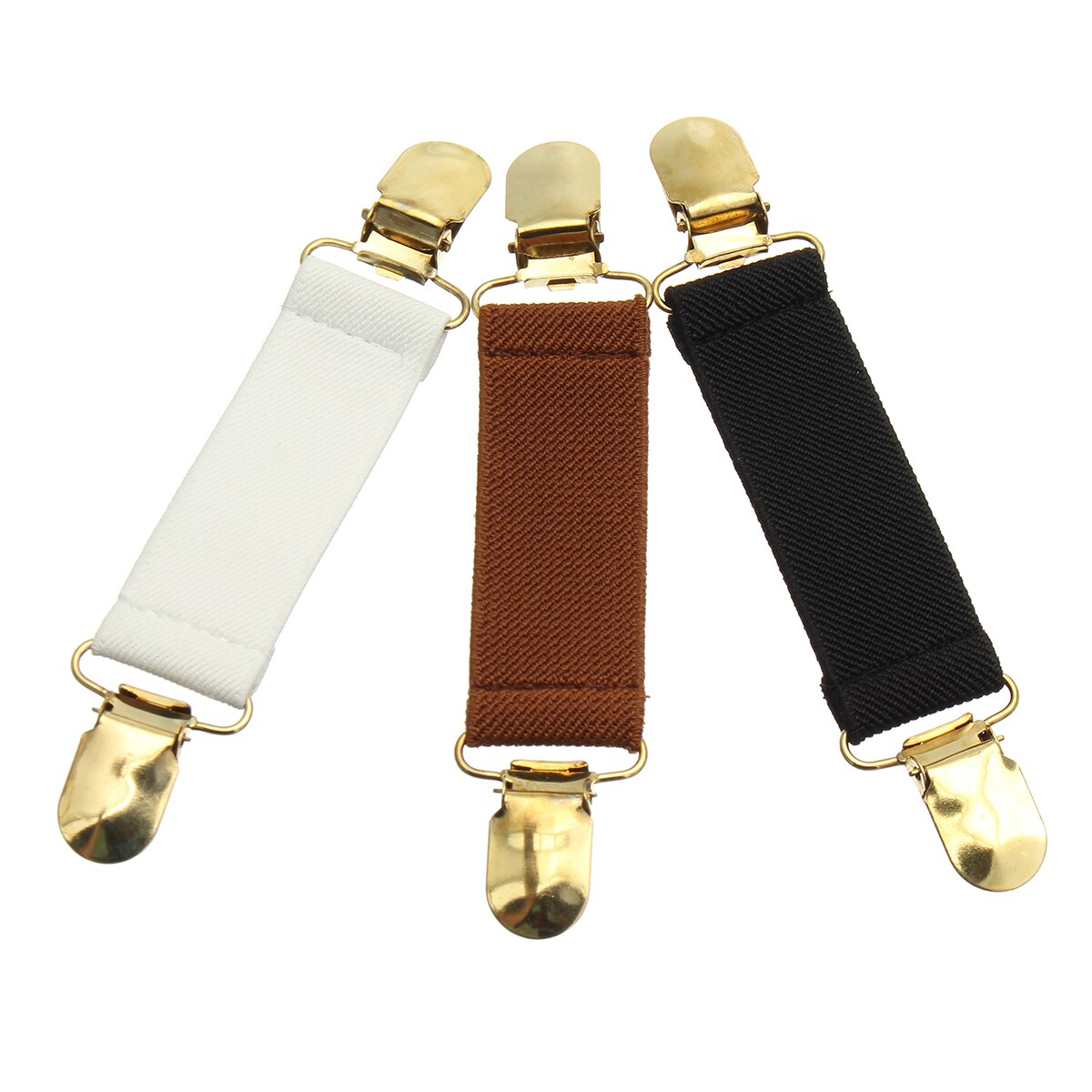 3 stks Metalen Jurk Broek Clip Kledingstuk Tailleband Extender Kleding Accessoire Multifunctionele voor Vast Laken Sofa 135mm * 25mm