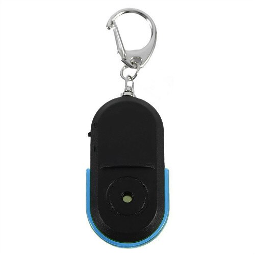 Pet rastreadores GPS inalámbrico inteligente Anti-Perdida buscador de llaves con alarma llavero con localizador suena el silbato LED luz rastreador Anti-perdido dispositivo: Blue