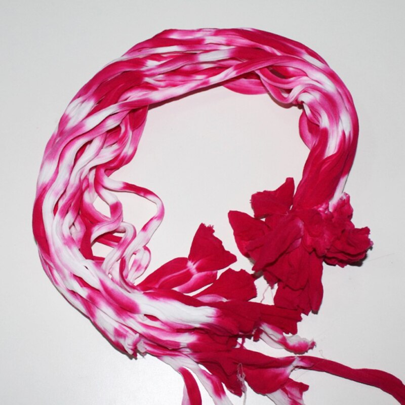 5pcs Double Color Nylon Stocking Flower Material Tensile Stocking Material Accessory Handmade Home DIY Nylon Flower Crafts: 10