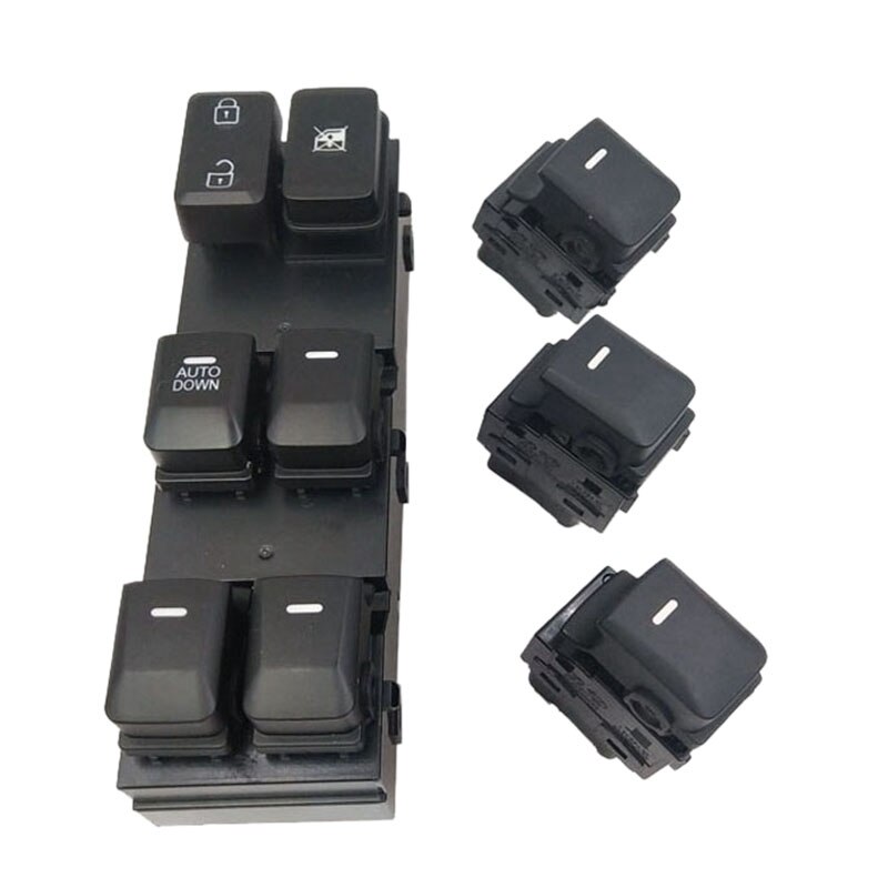 4 Stuks Auto Electric Power Window Switch Knop Voo... – Grandado