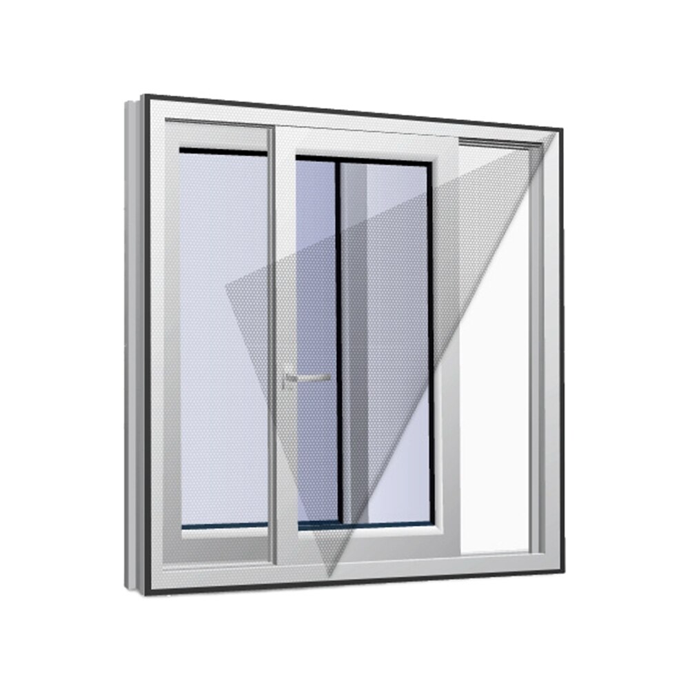 130x150cm Self-adhesive Anti-mosquito Screen Mesh Invisible Screen DIY Breathable Free Cut Stealth Window Curtain Screens