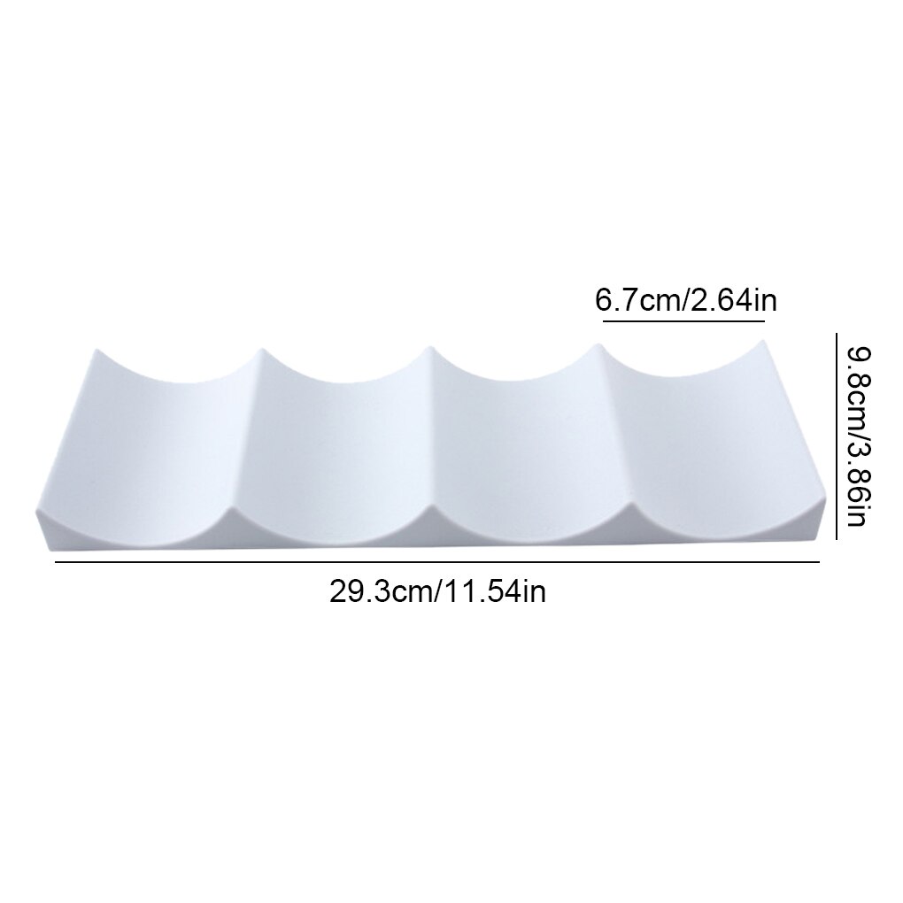 Bier Kan Anti-Slip Houder Siliconen Stacker Blikjes Koelkast Mat Dranken Rek Stapelen Tool Organizer Wijn Fles Houder: C