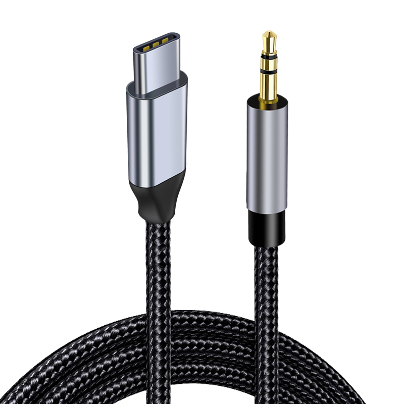 Cable de Audio auxiliar tipo C a macho de 3,5mm, adaptador de conector para auriculares, altavoz, para coche, para Samsung, Xiaomi, Redmi, Huawei, Honor