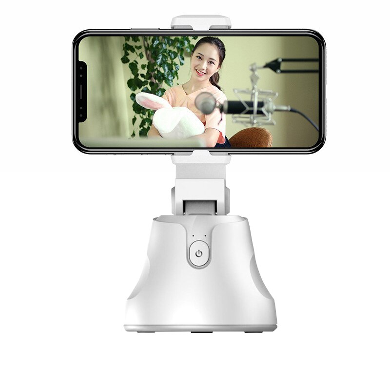 Smart Draagbare Selfie Stok, 360 ° Rotatie Auto Gezicht Object Tracking Camera Statief Houder Smart Schieten Mobiele Telefoon Camera Mount