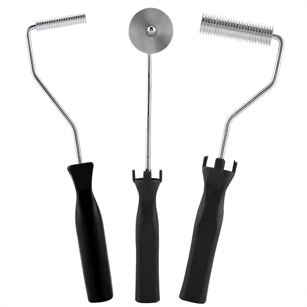 3pcs Fiberglass Roller Kit Bubble Paddle Tool Laminating Roller Kit Bubble Paddle Tool Lamineren Roller Kit Voor Schimmel