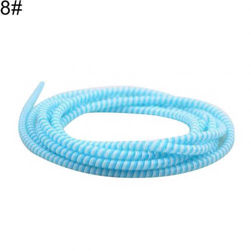 1.4m spirali USB kabel cyfrowy Protector Saver pokrywa nawijarka do drutu długi typ uniwersalny telefon ładowarka Lightning kabel przewód: 8