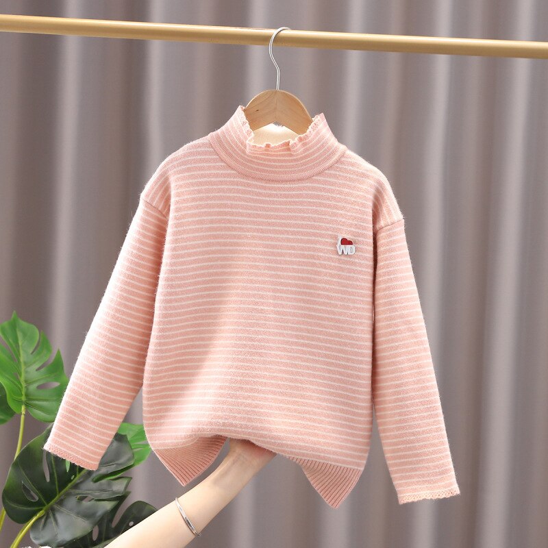 Ins Mode Kinderen Knit Truien Met Fleece Winter Warme Trui Kinderen Trui Truien