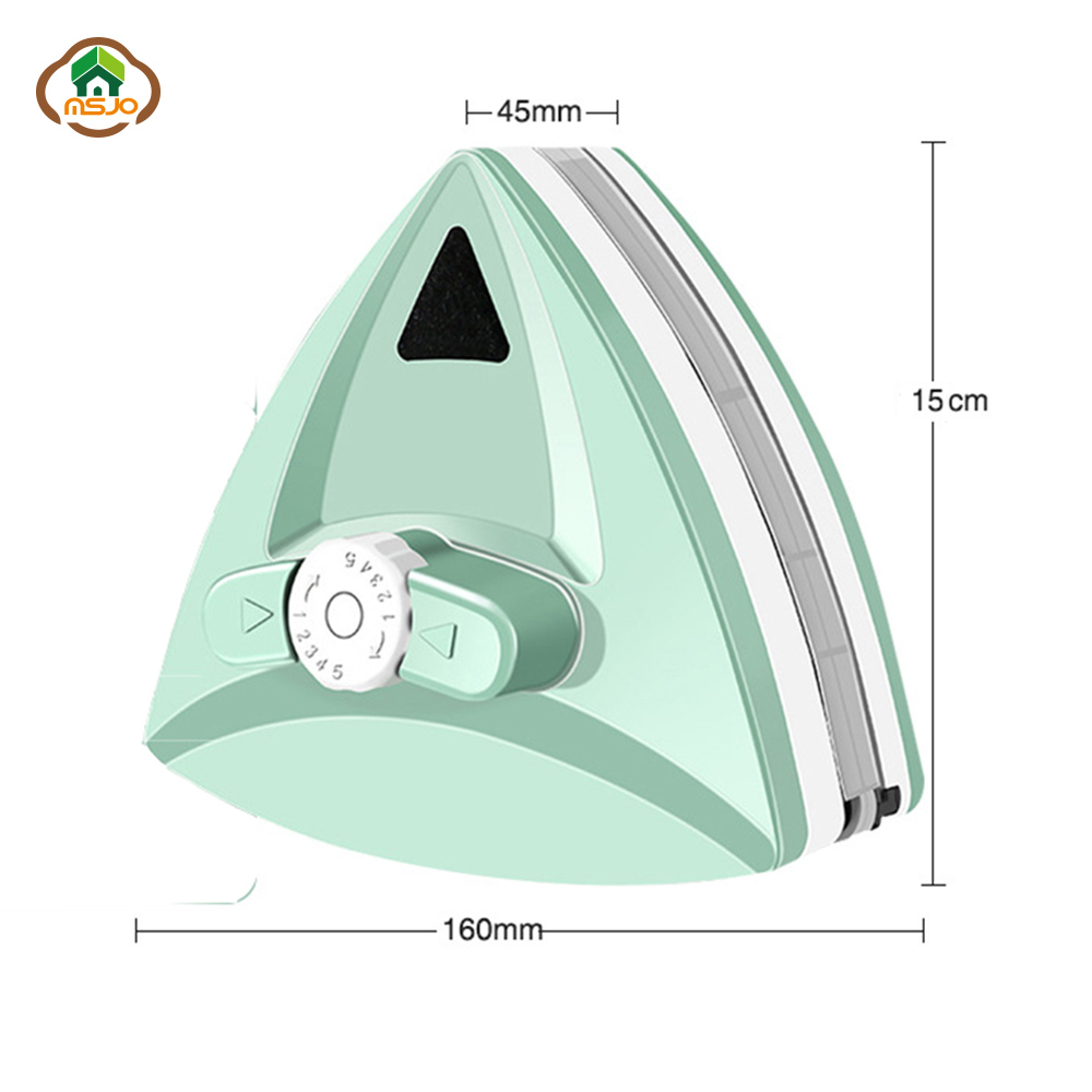 MSJO Magnetic Brush For Windows Magnet Clean Adjustable Magnetic Glass For Windows Wash Magnet Window Cleaner Magnetic Glasses