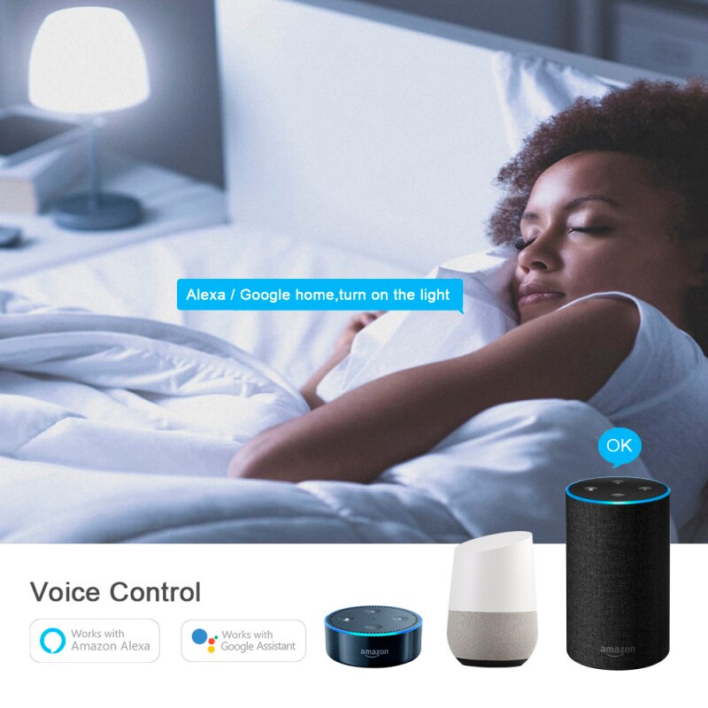 Bluetooth Smart Candle Bulb E14/E12 RGB 4W Led Lights Bulb Automation Modules Voice Control Work With Alexa Google Home
